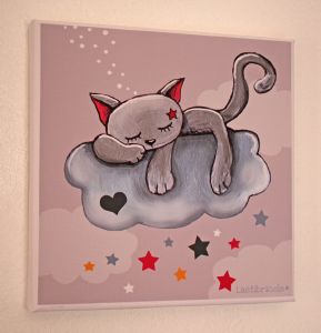 Le Chat Sur Un Nuage