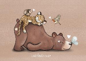 L'ours et son léopard 